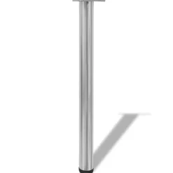 vidaXL 4 pieds de table réglables en hauteur 710 mm