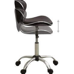 Coiffure & Cosmétologie-vidaXL 323676 Salon Spa Stool Brown Faux Leather Marron