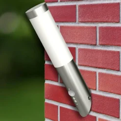Luminaires-vidaXL Applique murale design avec détecteur, inclinée (lot de 2)