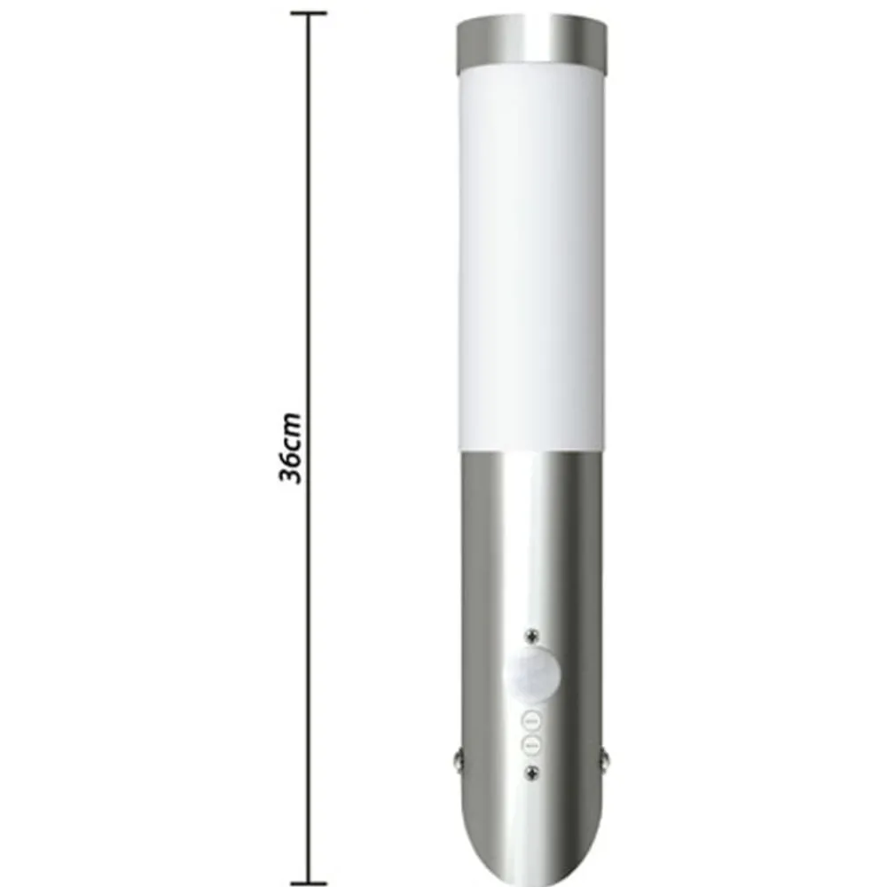 Luminaires-vidaXL Applique murale design avec détecteur, inclinée (lot de 2)