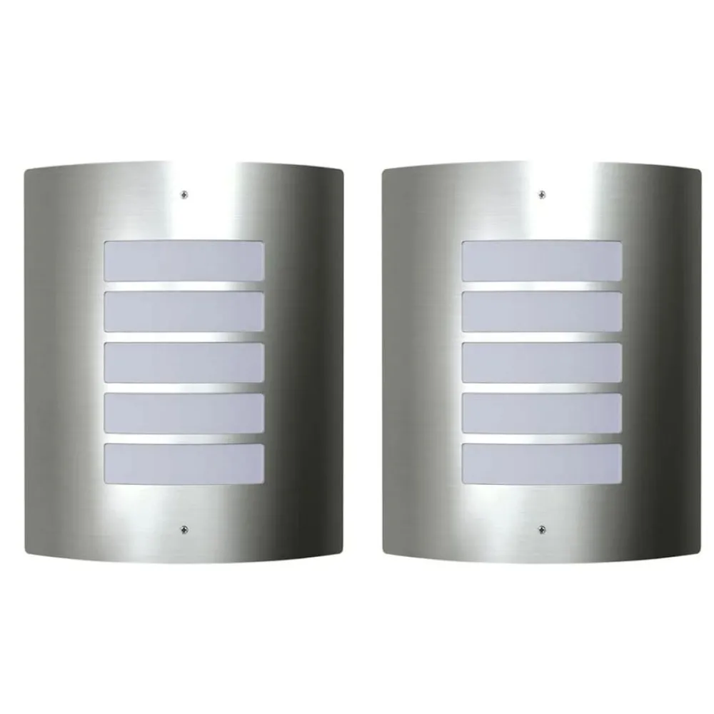 vidaXL Applique murale design en métal (lot de 2)