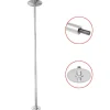 Pour Adultes-vidaXL Barre Pole Dance Taille est extensible et réglable de 2,24 m à 2,75 m pour différentes hauteurs de plafond