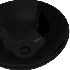 vidaXL Bassin d'évier rond céramique pour salle de bain