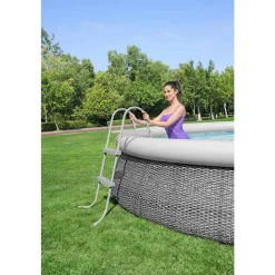 vidaXL Bestway Échelle de piscine à 2 marches Flowclear 84 cm