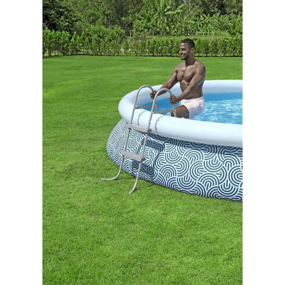 vidaXL Bestway Échelle de piscine à 2 marches Flowclear 84 cm