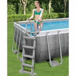 vidaXL Bestway Échelle de piscine à 4 marches Flowclear 122 cm
