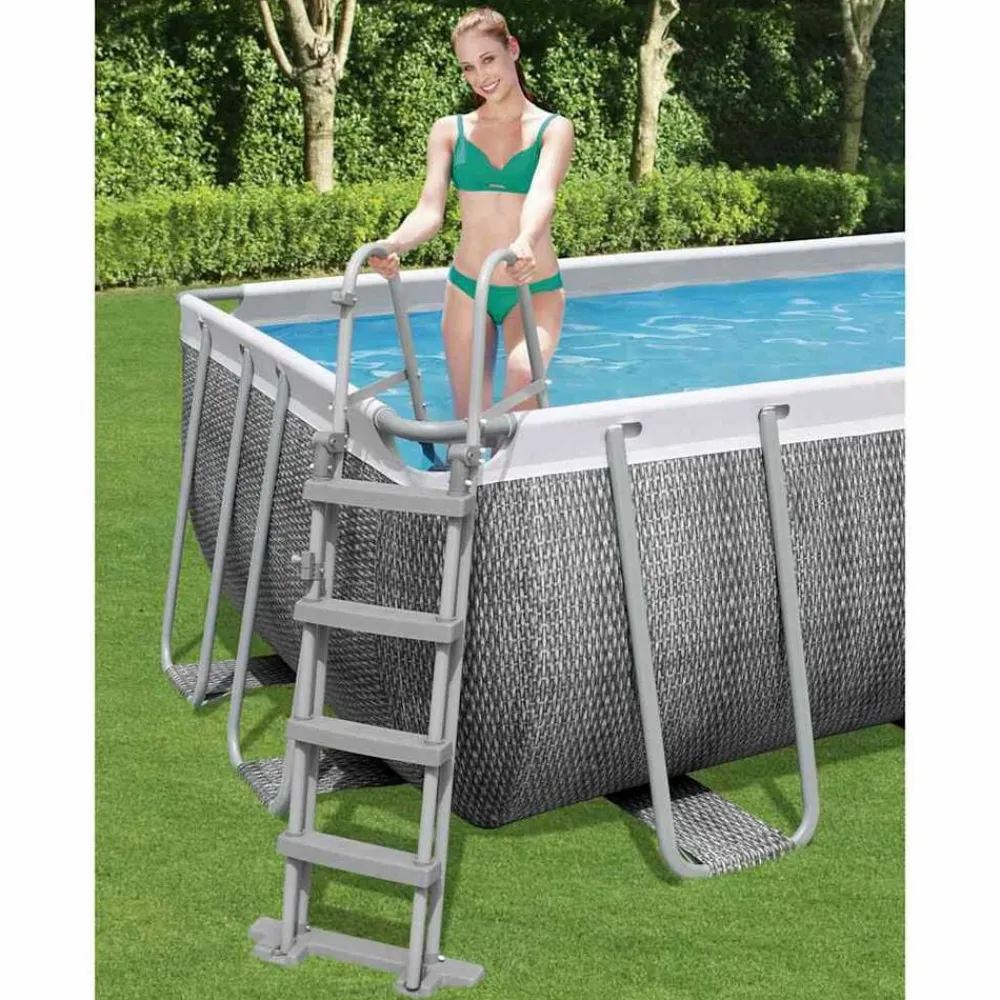 vidaXL Bestway Échelle de piscine à 4 marches Flowclear 122 cm