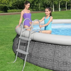 vidaXL Bestway Échelle de piscine à 2 marches Flowclear 84 cm