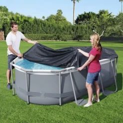 vidaXL Bestway Couverture de piscine Flowclear 300x200 cm