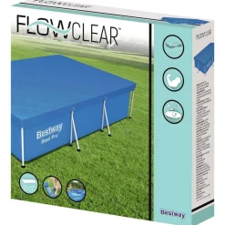 Piscine & Spa-vidaXL Bestway Couverture de piscine Flowclear 304x205x66 cm