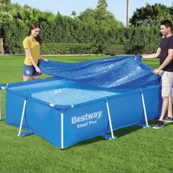 vidaXL Bestway Couverture de piscine Flowclear 259x170 cm
