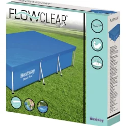 Piscine & Spa-vidaXL Bestway Couverture de piscine Flowclear 304x205x66 cm
