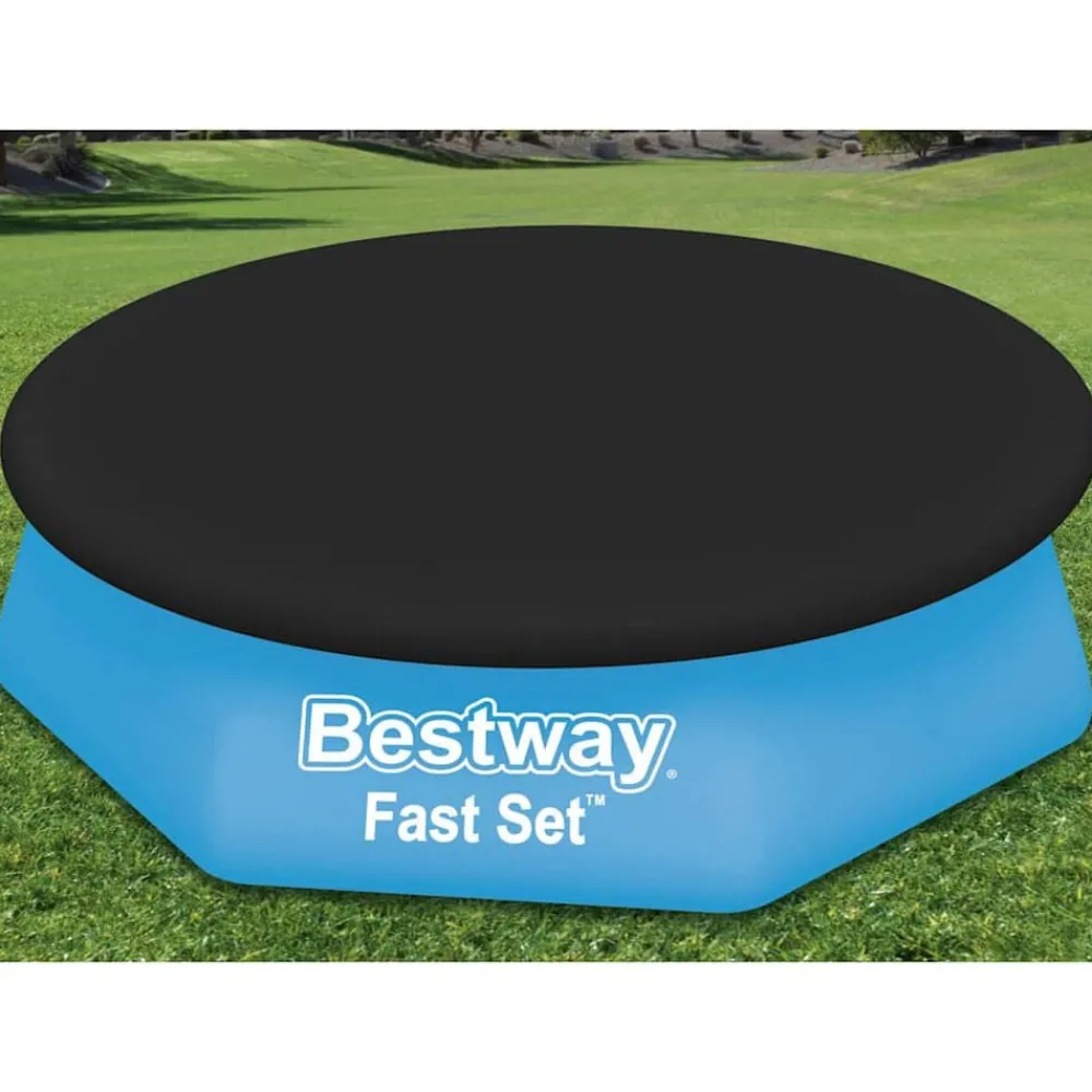 Piscine & Spa-vidaXL Bestway Couverture de piscine Flowclear Fast Set 240 cm
