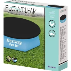 Piscine & Spa-vidaXL Bestway Couverture de piscine Flowclear Fast Set 240 cm
