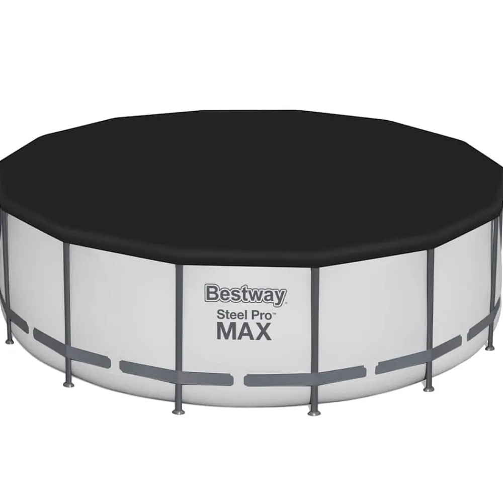 Piscine & Spa-vidaXL Bestway Couverture de piscine Flowclear 396 cm