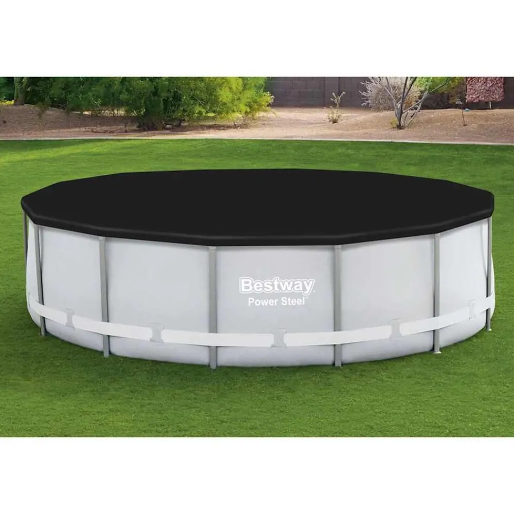 Piscine & Spa-vidaXL Bestway Couverture de piscine Flowclear 396 cm