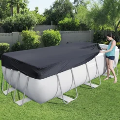 Piscine & Spa-vidaXL Bestway Couverture de piscine Flowclear 404x201 cm