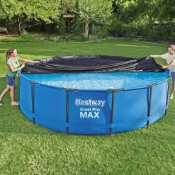 Piscine & Spa-vidaXL Bestway Couverture de piscine Flowclear 457 cm