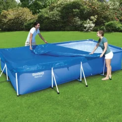 Piscine & Spa-vidaXL Bestway Couverture de piscine Flowclear 400x211 cm