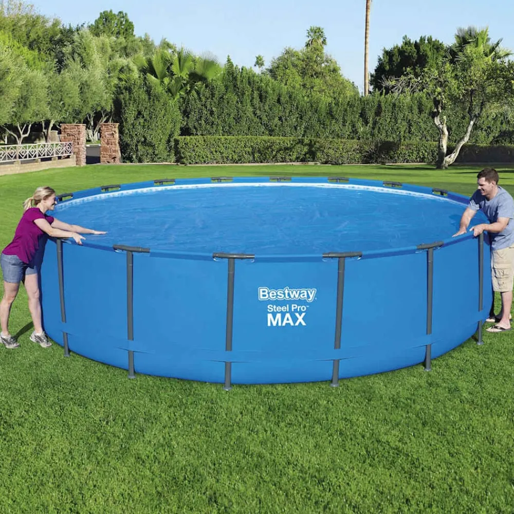 vidaXL Bestway Couverture solaire de piscine Flowclear 549 cm