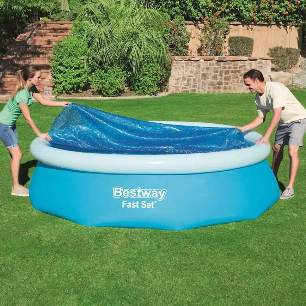 Piscine & Spa-vidaXL Bestway Couverture solaire de piscine Flowclear 305 cm