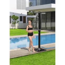 Piscine & Spa-vidaXL Bestway Douche d'extérieur Solar Flow Noir 20 L