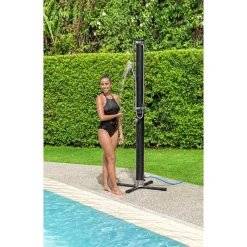 Piscine & Spa-vidaXL Bestway Douche d'extérieur Solar Flow Noir 20 L