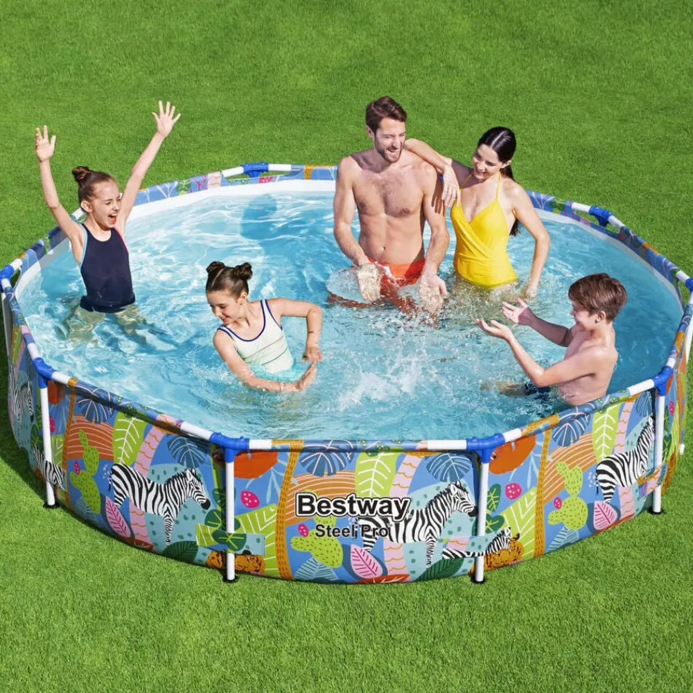 vidaXL Bestway Ensemble de piscine Steel Pro Cadre 305x66 cm