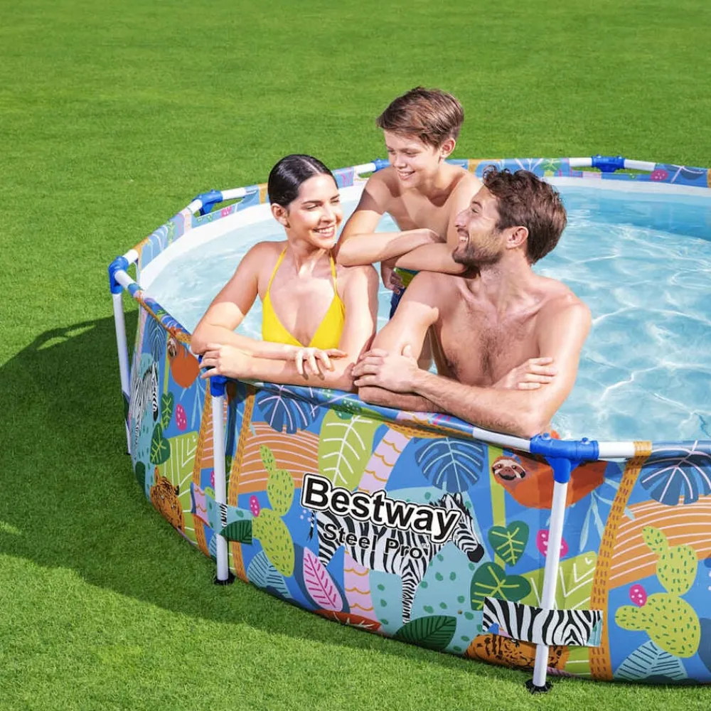 vidaXL Bestway Ensemble de piscine Steel Pro Cadre 305x66 cm