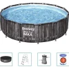 vidaXL Bestway Ensemble de piscine ronde Steel Pro MAX 427x107 cm