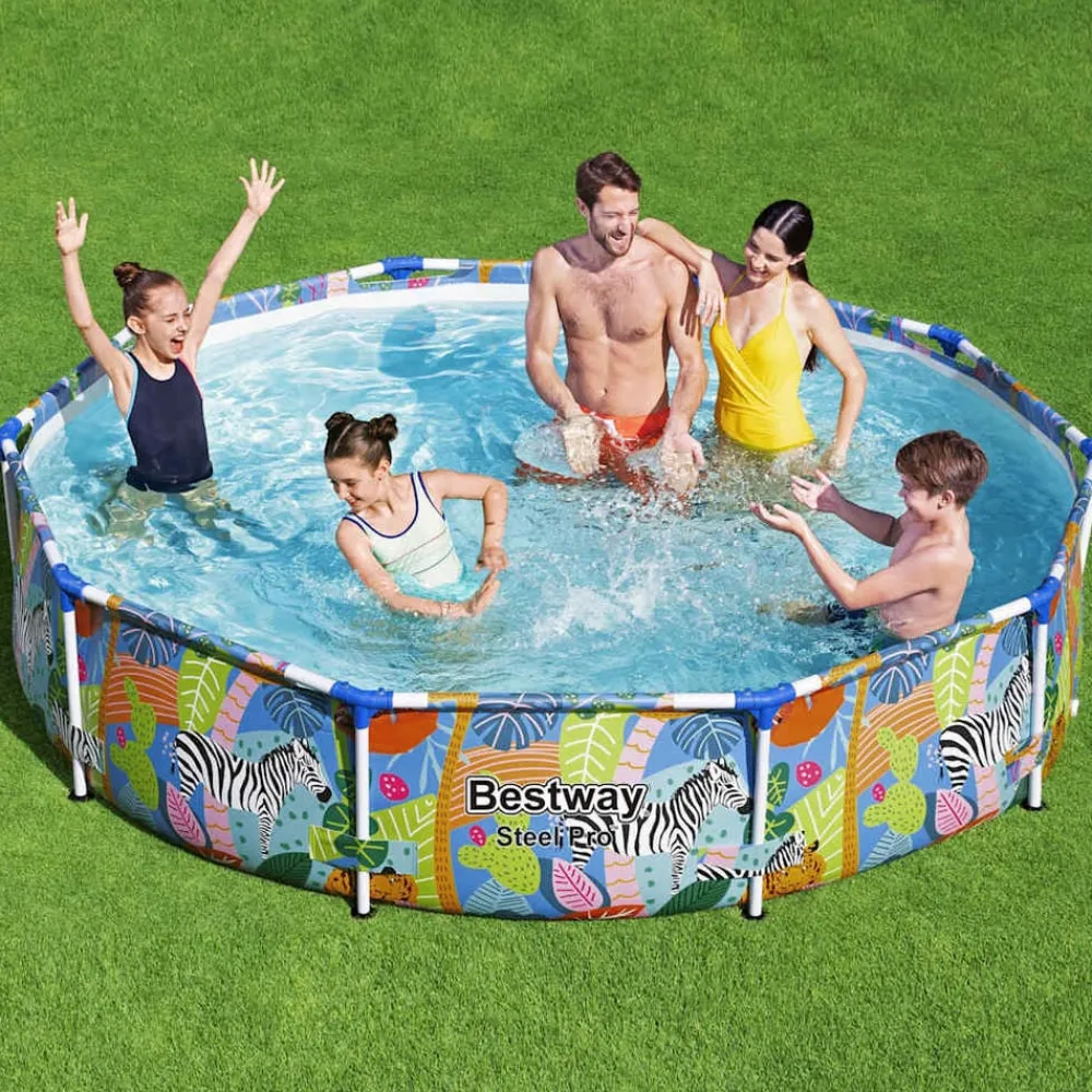 vidaXL Bestway Ensemble de piscine Steel Pro Cadre 305x66 cm