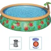 vidaXL Bestway Ensemble de piscine gonflable Paradise Palms 457x84 cm