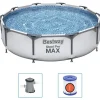 vidaXL Bestway Ensemble de piscine Steel Pro MAX 305x76 cm