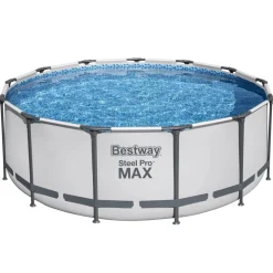 vidaXL Bestway Ensemble de piscine ronde Steel Pro MAX 396x122 cm