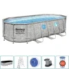 vidaXL Bestway Ensemble de piscine Power Steel Swim Vista 549x274x122 cm