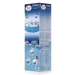Piscine & Spa-vidaXL Bestway Ensemble de piscine Steel Pro Cadre 366x76 cm