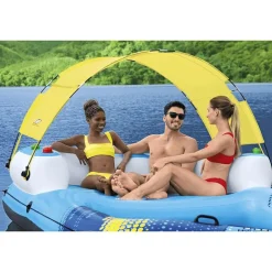 Piscine & Spa-vidaXL Bestway Île flottante Hydro Force 305x186x58 cm