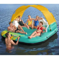 vidaXL Bestway Île gonflable pour 5 personnes Sunny Lounge 291x265x83 cm