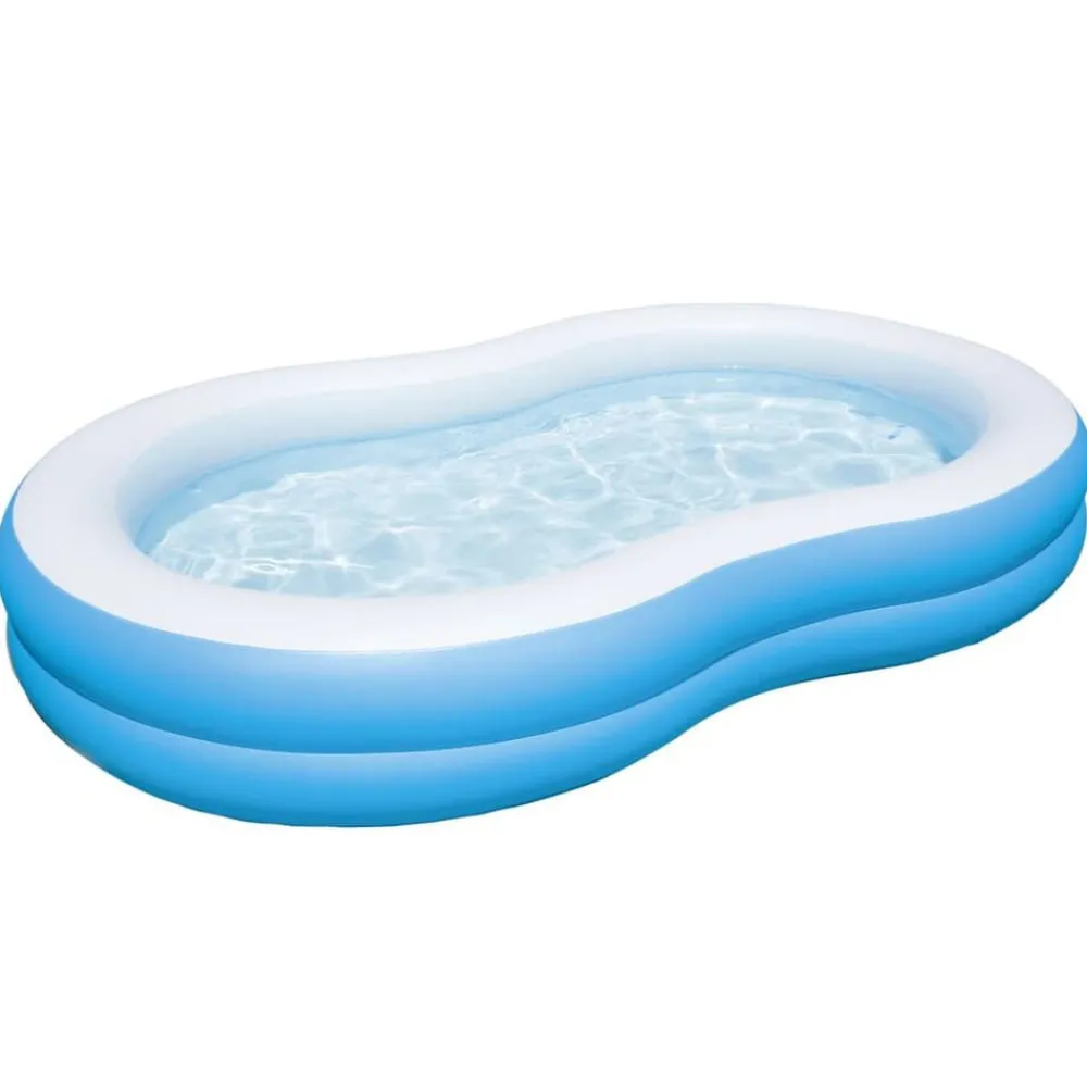Piscine & Spa-vidaXL Bestway Piscine Big Lagoon familiale 262x157x46 cm