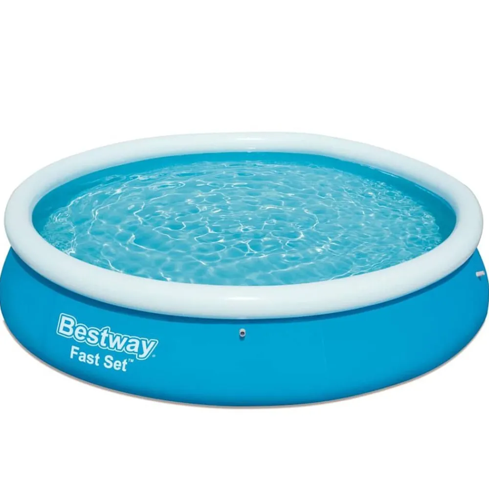 Piscine & Spa-vidaXL Bestway Piscine gonflable Fast Set Rond 366 x 76 cm 57273