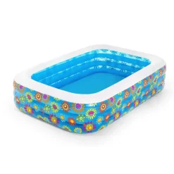 vidaXL Bestway Piscine gonflable pour enfants Bleu 229x152x56 cm