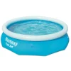 vidaXL Bestway Piscine gonflable Fast Set Rond 305 x 76 cm 57266