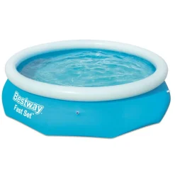 vidaXL Bestway Piscine gonflable Fast Set Rond 305 x 76 cm 57266
