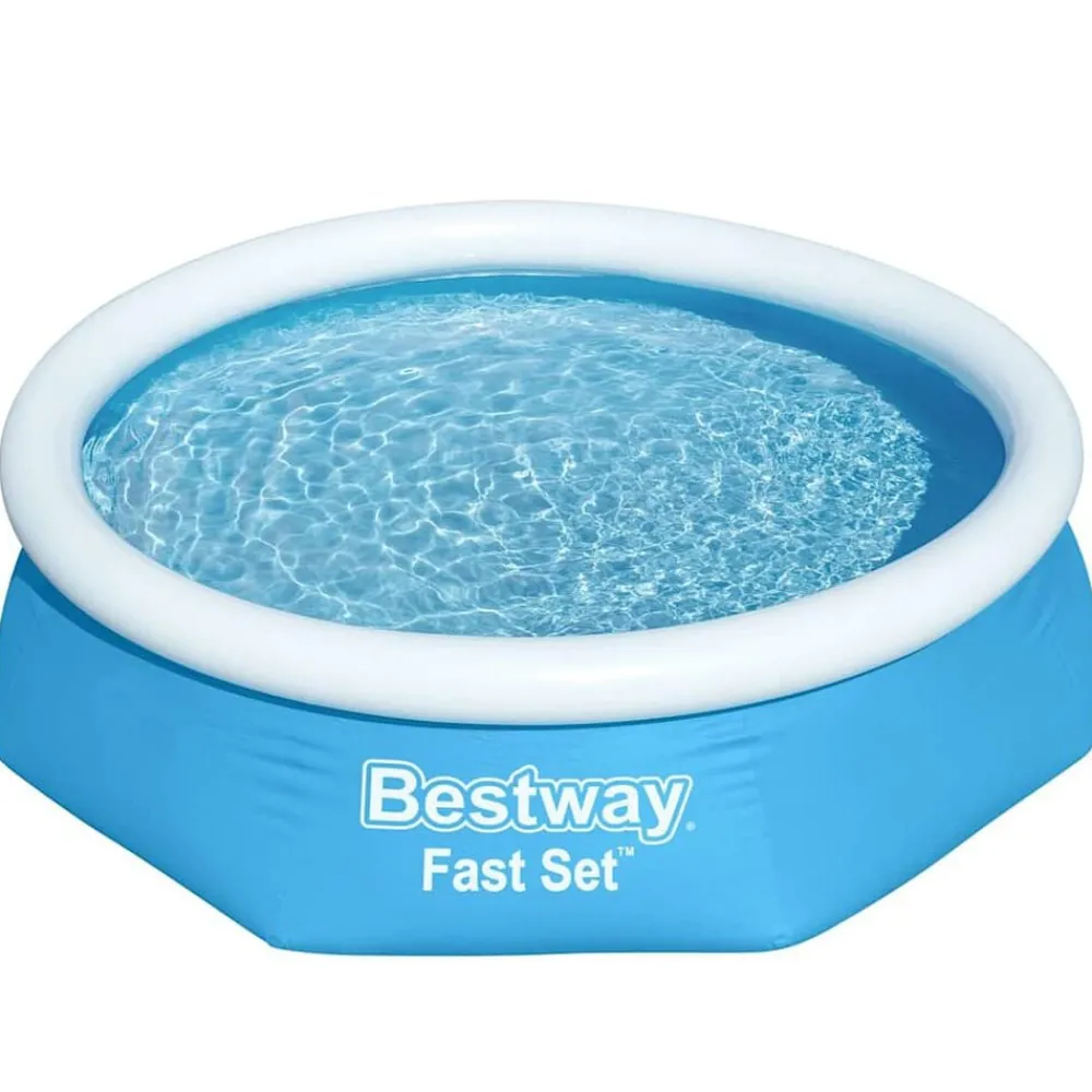 Piscine & Spa-vidaXL Bestway Piscine gonflable ronde 244x61 cm 57265