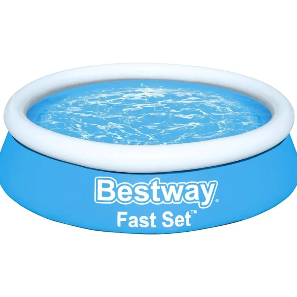 Piscine & Spa-vidaXL Bestway Piscine gonflable Fast Set ronde 183x51 cm bleu