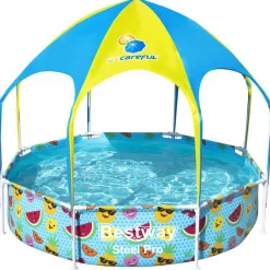 Piscine & Spa-vidaXL Bestway Piscine hors sol Steel Pro UV Careful pour enfants 244x51 cm