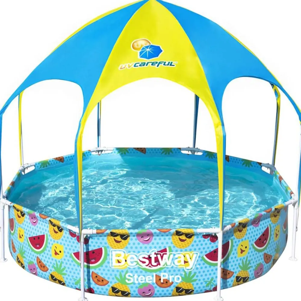 Piscine & Spa-vidaXL Bestway Piscine hors sol Steel Pro UV Careful pour enfants 244x51 cm