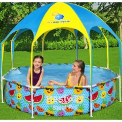 Piscine & Spa-vidaXL Bestway Piscine hors sol Steel Pro UV Careful pour enfants 244x51 cm