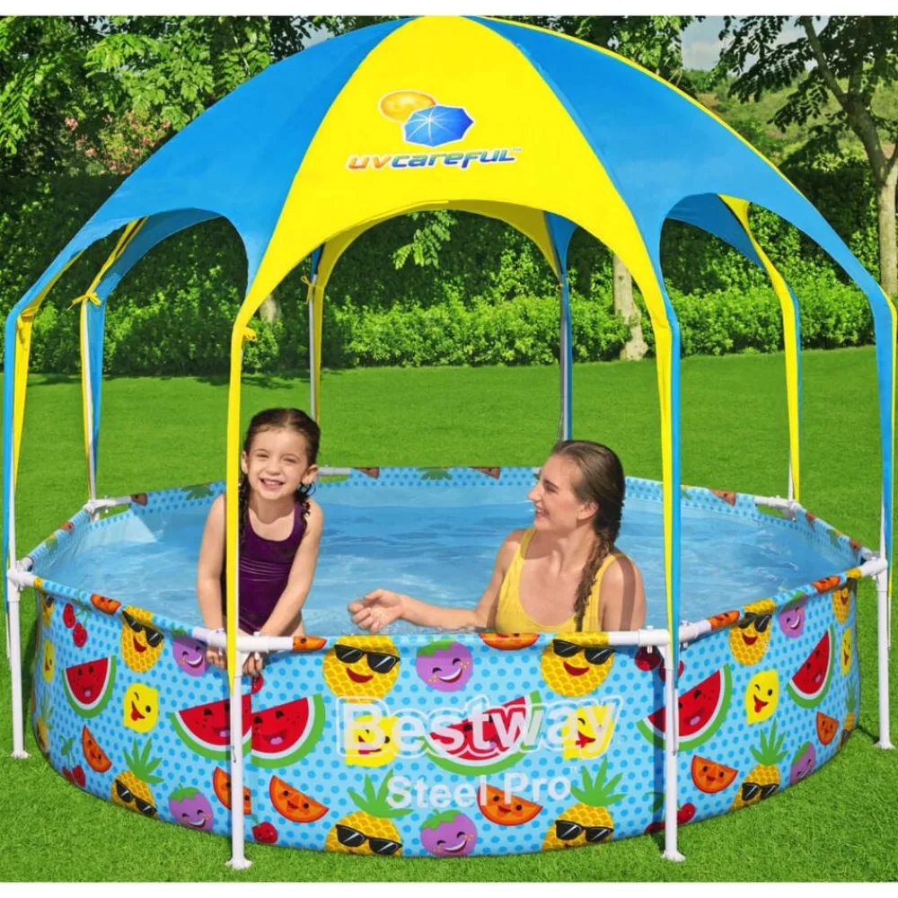 Piscine & Spa-vidaXL Bestway Piscine hors sol Steel Pro UV Careful pour enfants 244x51 cm