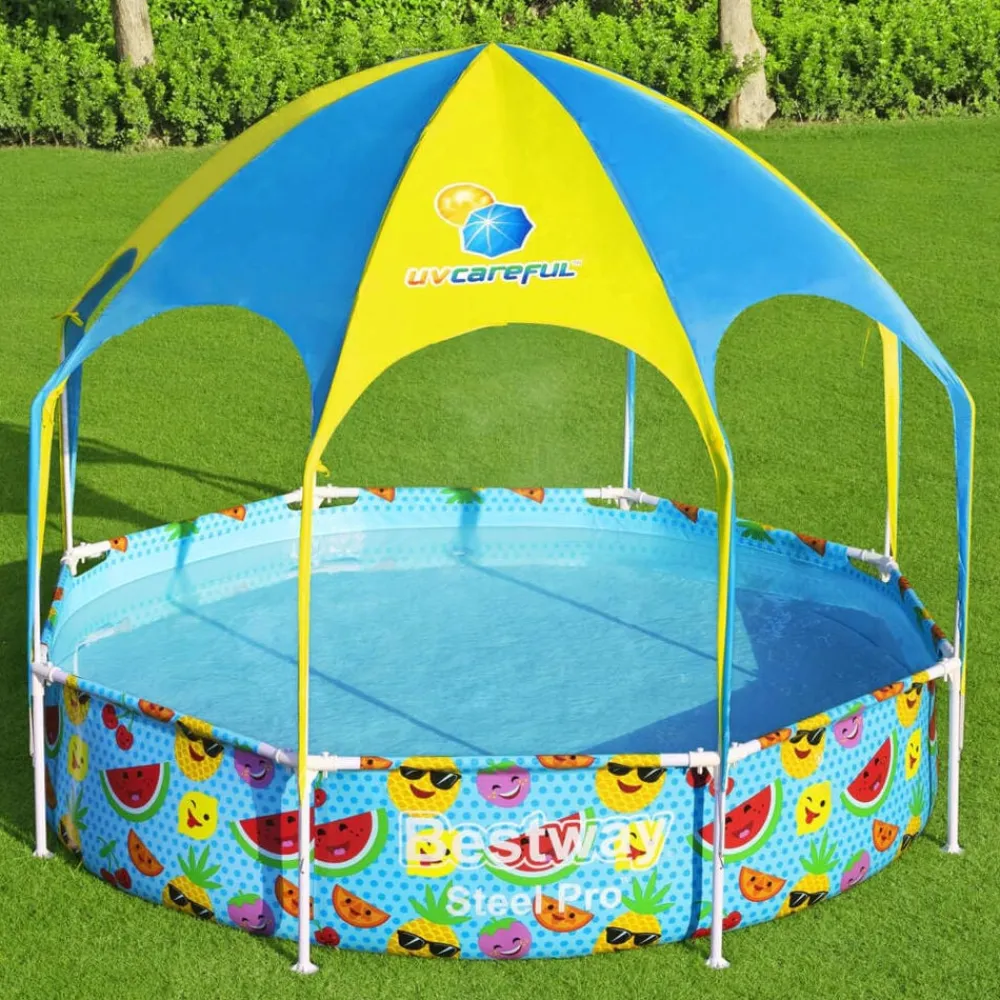 Piscine & Spa-vidaXL Bestway Piscine hors sol Steel Pro UV Careful pour enfants 244x51 cm